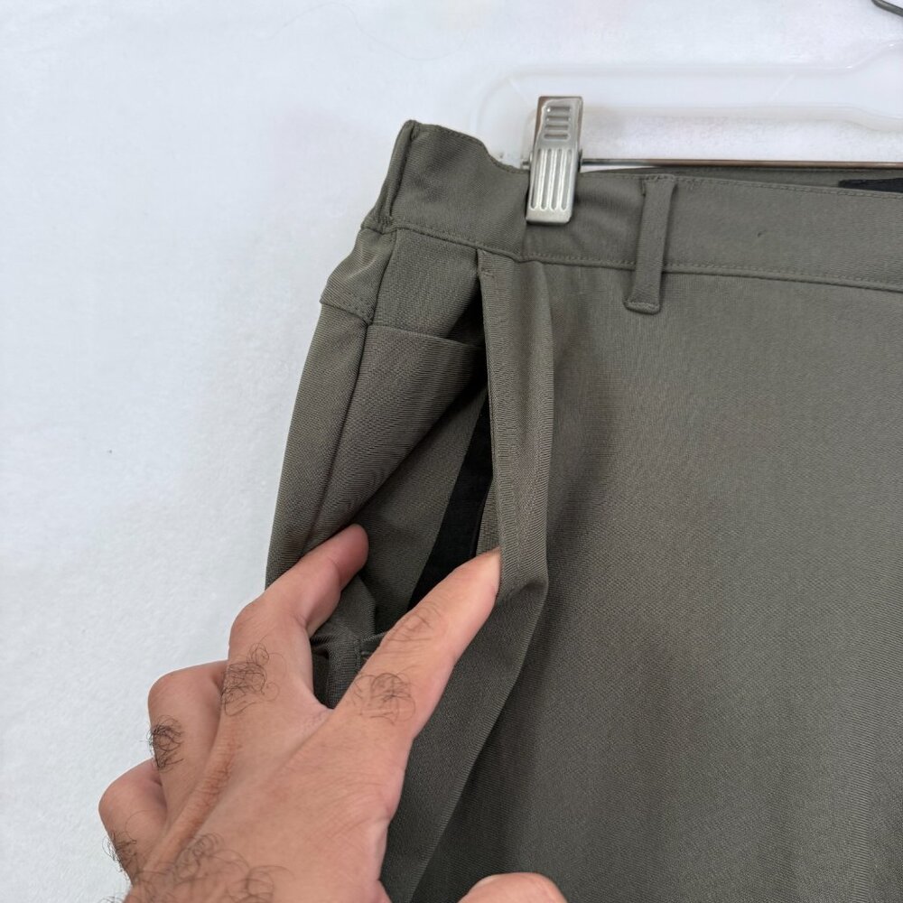 Cuts Pants Mens XL 32x29 Green Chino Golf Performance Tapered Leg Stretch Sports - Picture 8 of 12
